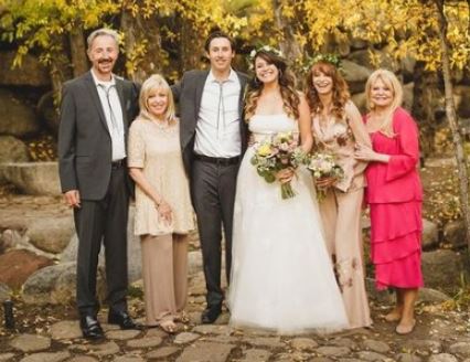 Jesse Belle Deutschendorf and her husband Elil LeGate on their big day